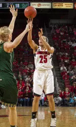 Shoni Schimmel added 14 points for the Cardinals on Sunday.