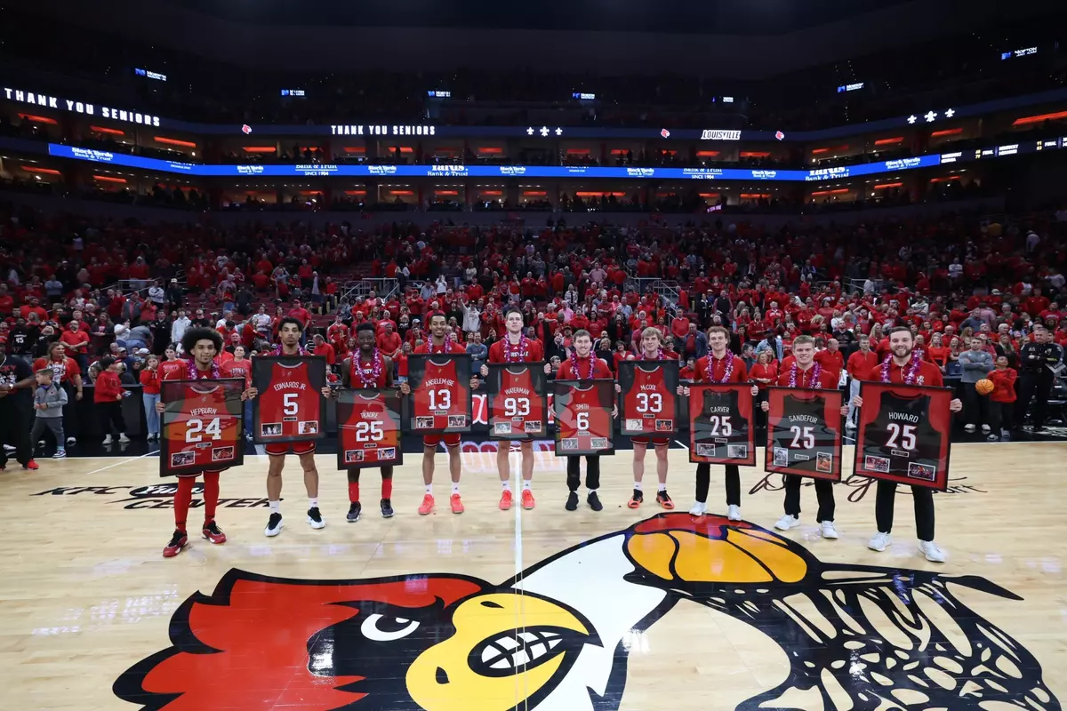 Senior Day group photo on March 8, 2025
