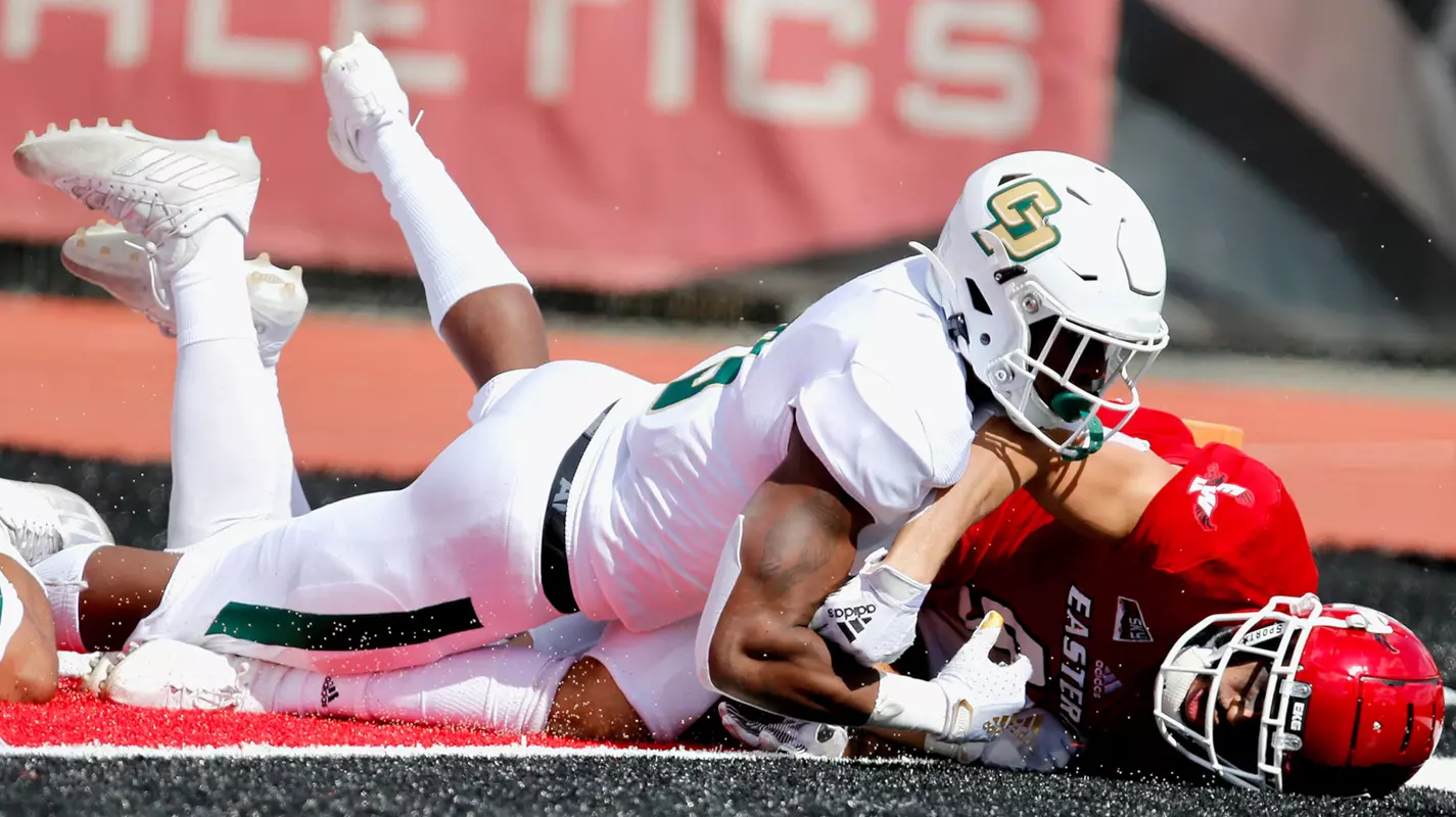 Cal Poly defense against Eastern Washington