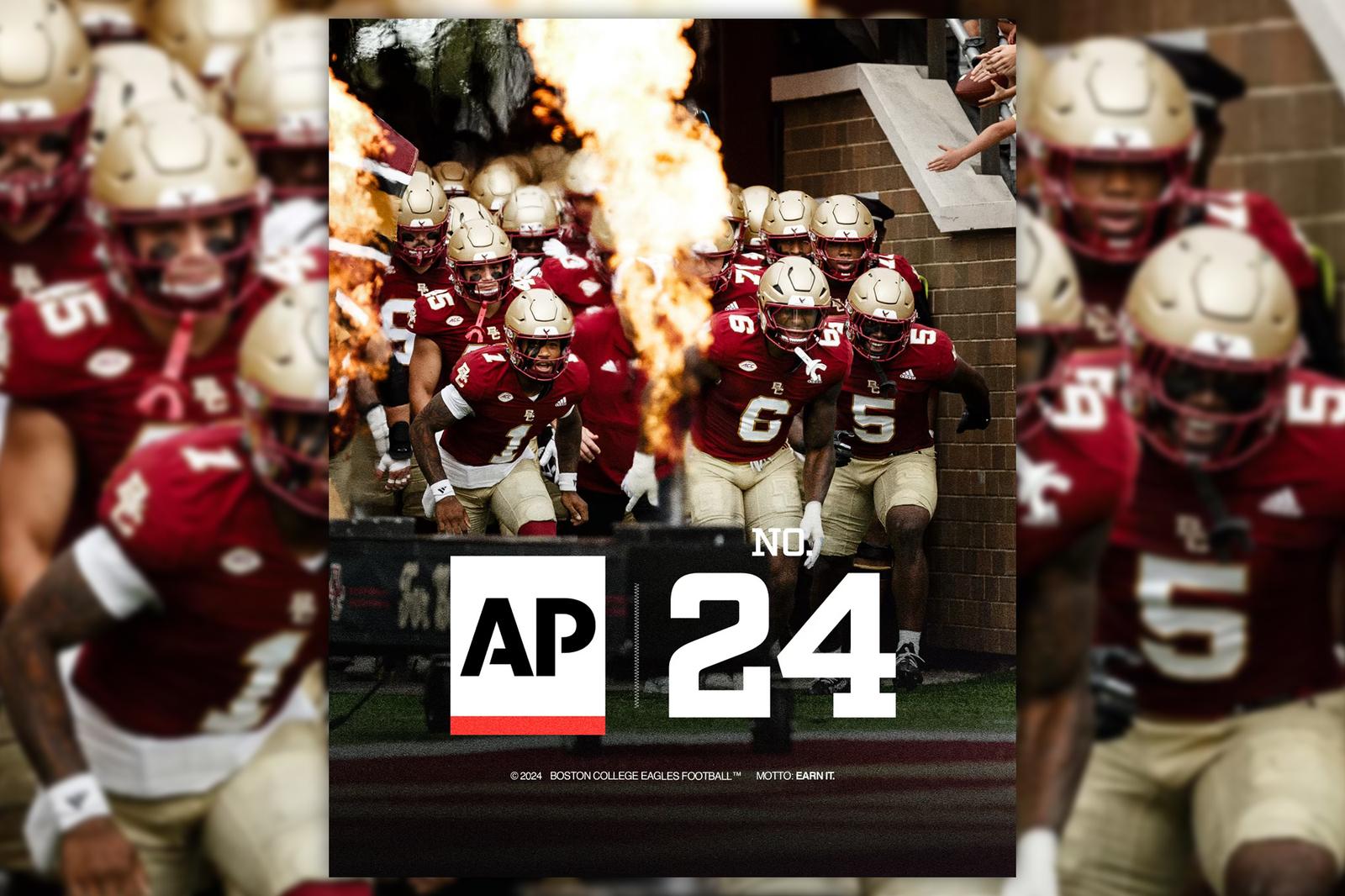 BC Football Back in the Top 25 - Boston College Athletics