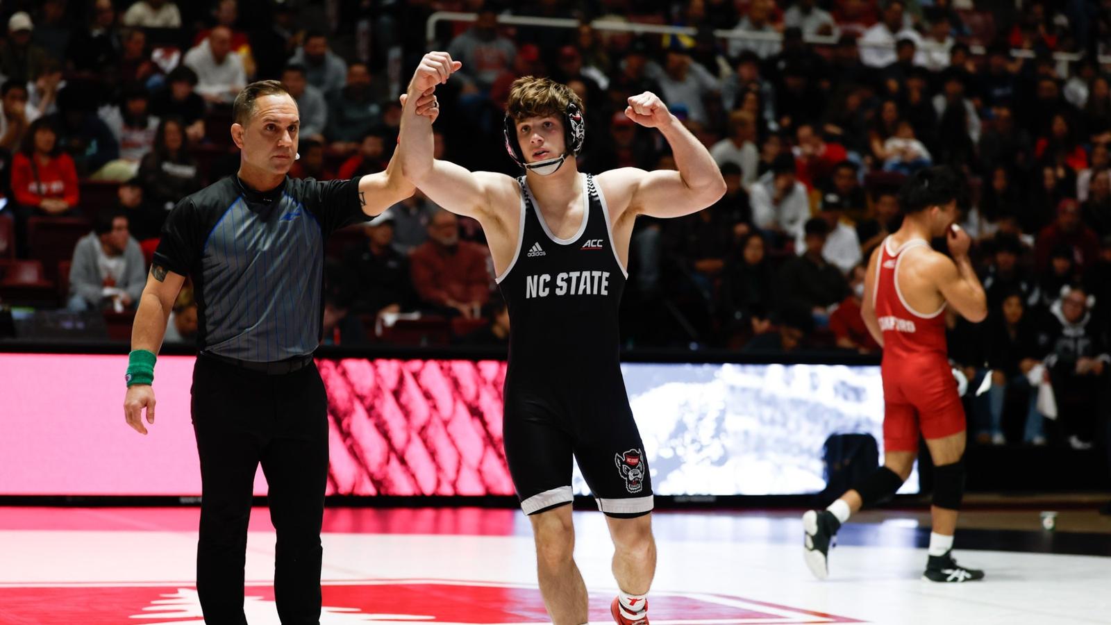#8 Wrestling Guts Out a 21-20 Win Over #24 Stanford - NC State ...