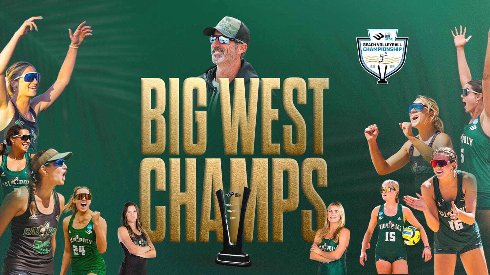 Cal Poly Beach Volleyball Wins Fourth Big West Title - Cal Poly