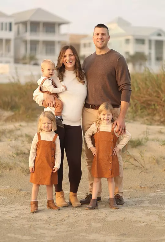 Brooke Pleger and family