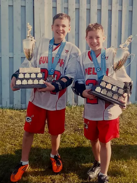 Reed and Tye Kurtz young