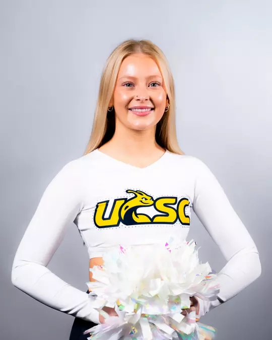 UCSC Spirit Squad member Ruby