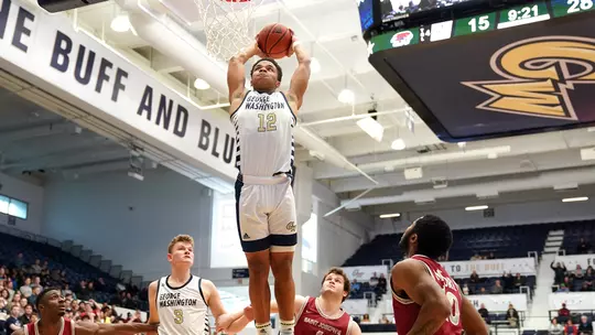Jameer Nelson Jr. slams home a dunk against Saint Joseph's
