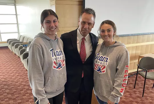 Daniella Wilson and Valentina Perrone recently attended the Team IMPACT Fellowship Summit.