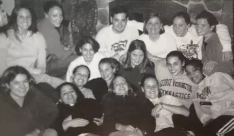Meena Lakdawala-Flynn was a member of GW gymnastics from 1995-1999.
