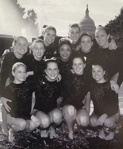 Meena Lakdawala-Flynn was a member of GW gymnastics from 1995-1999.