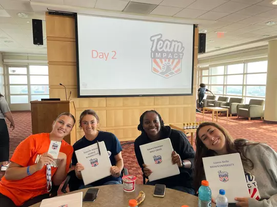 Daniella Wilson and Valentina Perrone recently attended the Team IMPACT Fellowship Summit.