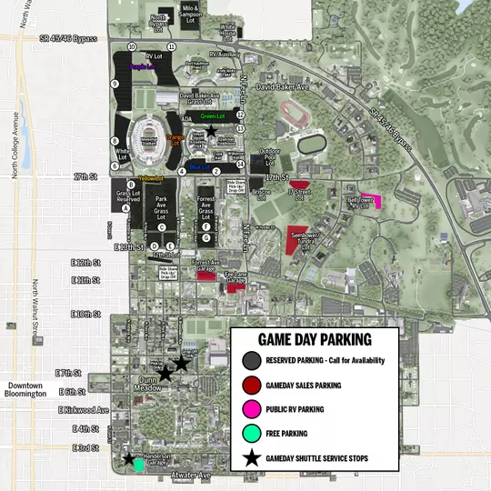 26 Football Parking Map