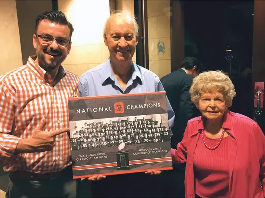 JL and Barbara Parks with Larry Reece