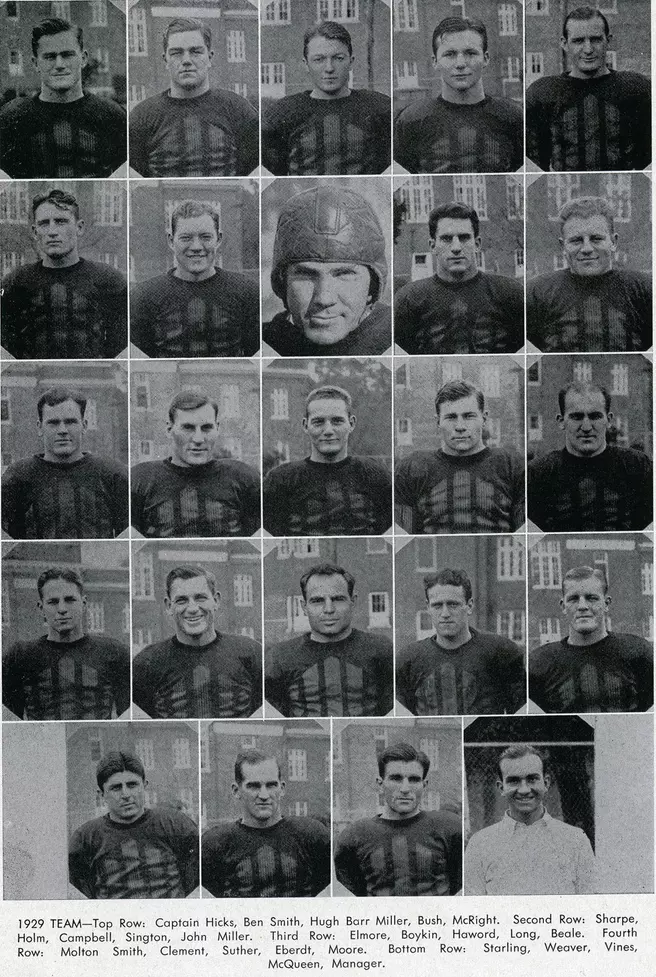 1929 Football Archives