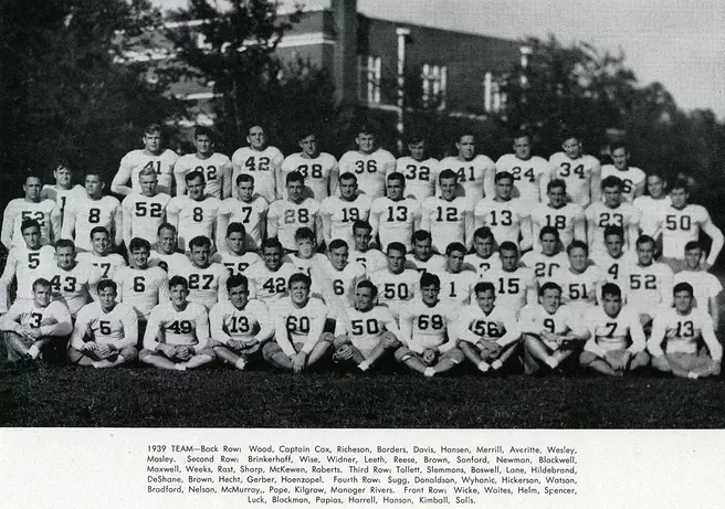 1939 Football Archives