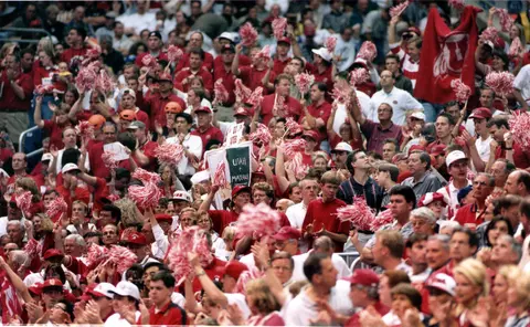 1998 Utah Men's basketball NCAA Final Four, San Antonio, Texas 3/28/1998 vs North Carolina