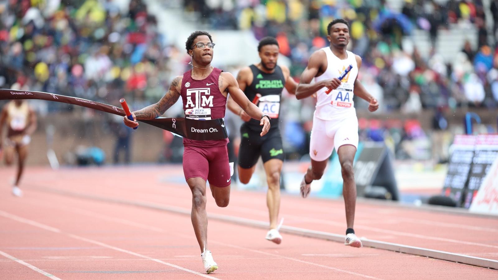 Texas A&M Dominates Penn Relays with Men’s 4x400m and 4x800m Title Wins