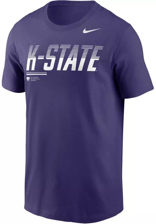 K-State Wildcats Purple Nike Shift Legend Short Sleeve T Shirt