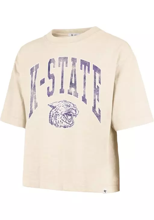 K-State Wildcats Sand 47 Mindi Short Sleeve T-Shirt