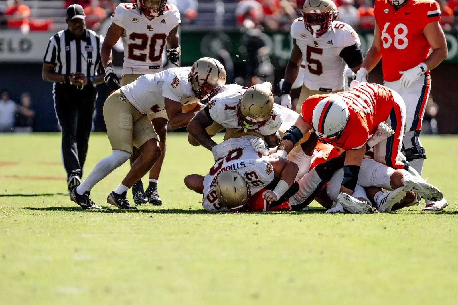 BC Falls at Virginia, 24-14 - Boston College Athletics