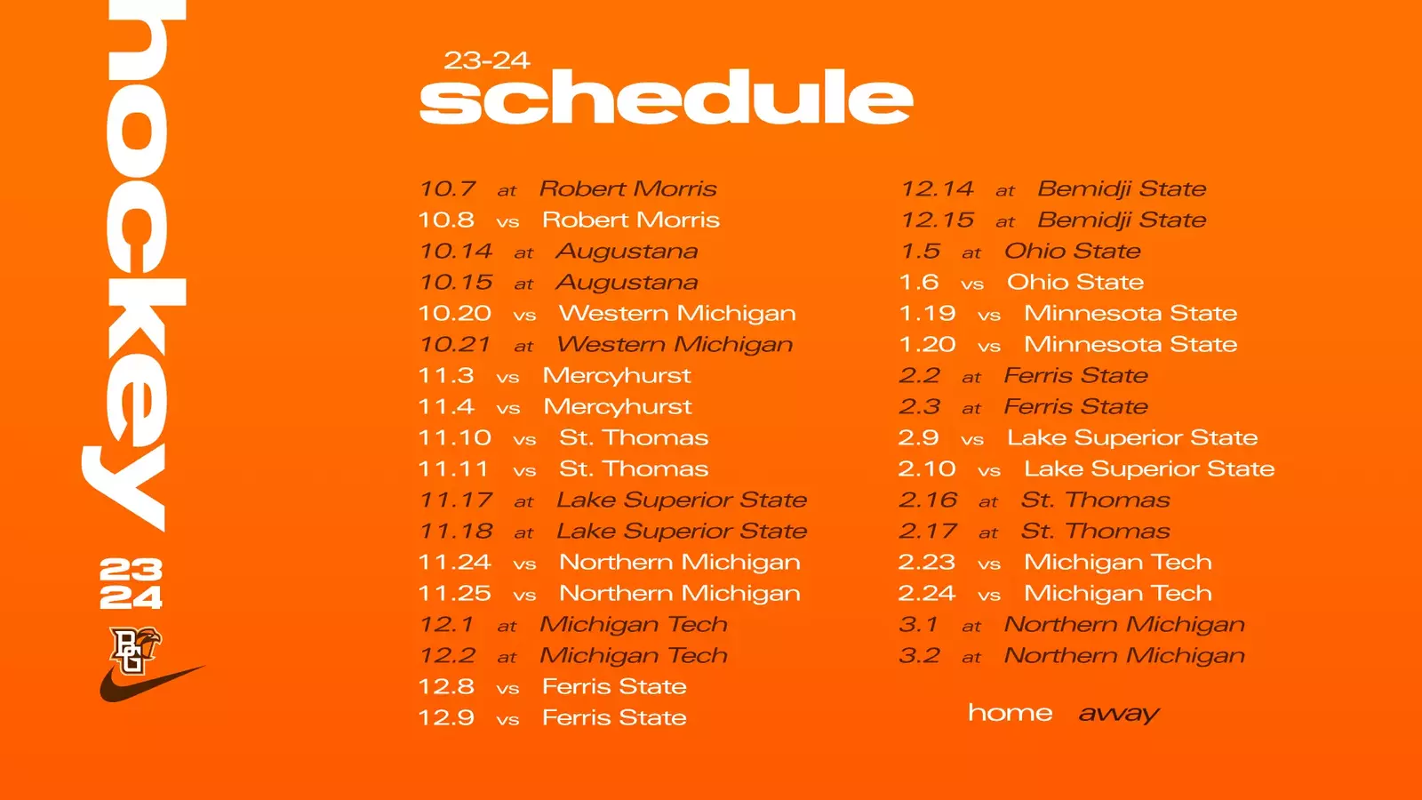 falcon-hockey-announces-2023-24-schedule-bowling-green-state-university-athletics