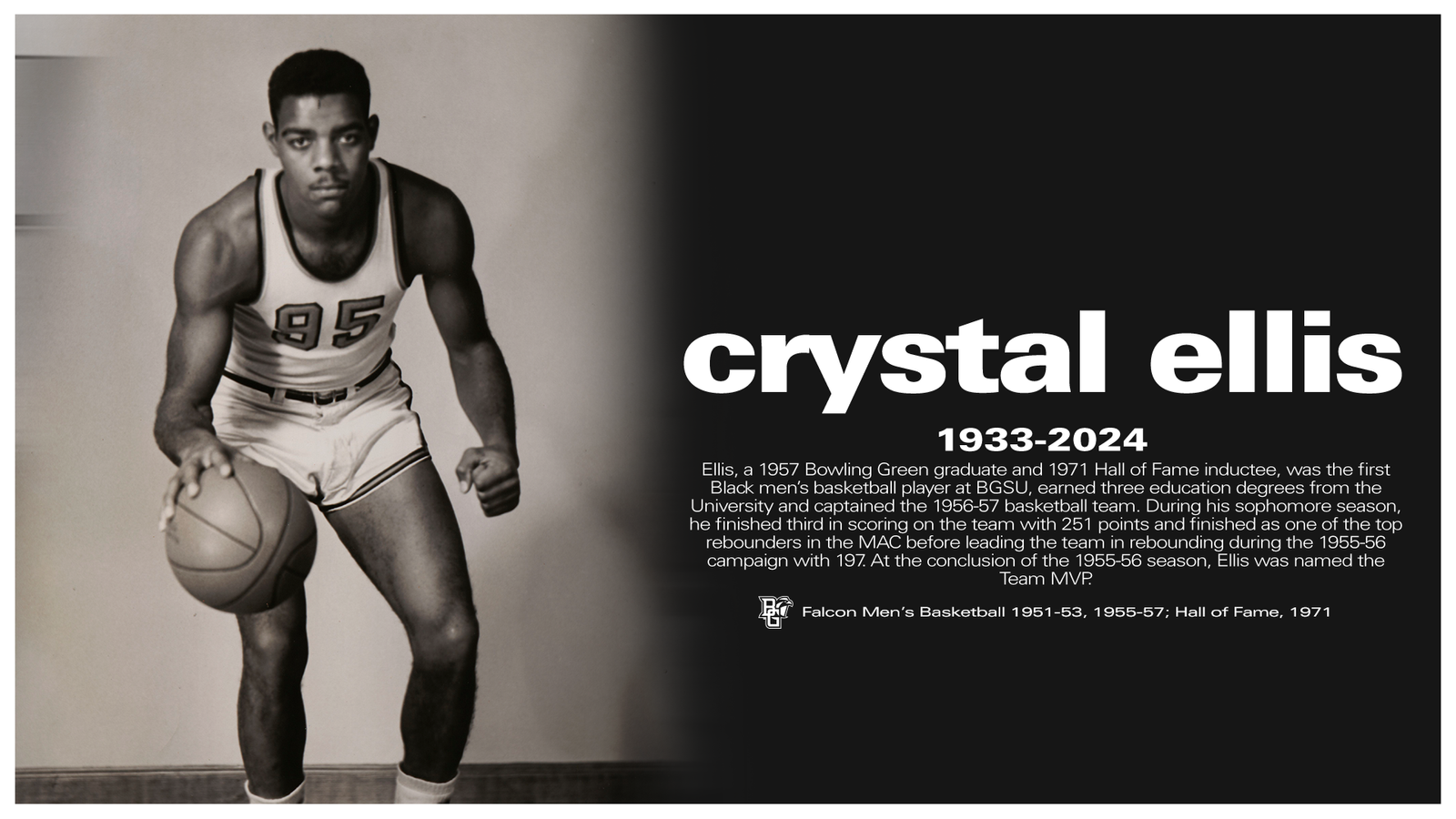 BGSU Athletics Mourns The Passing Of Hall Of Famer And Trailblazer Crystal Ellis