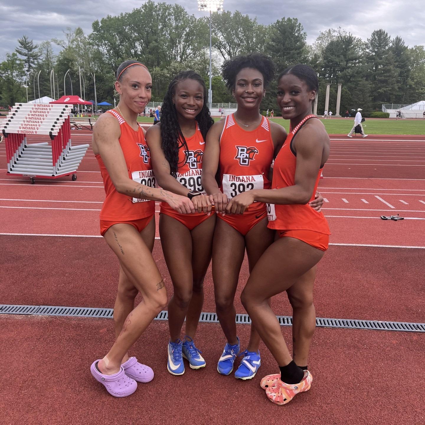 Relay Squad Breaks School Record At Billy Hayes