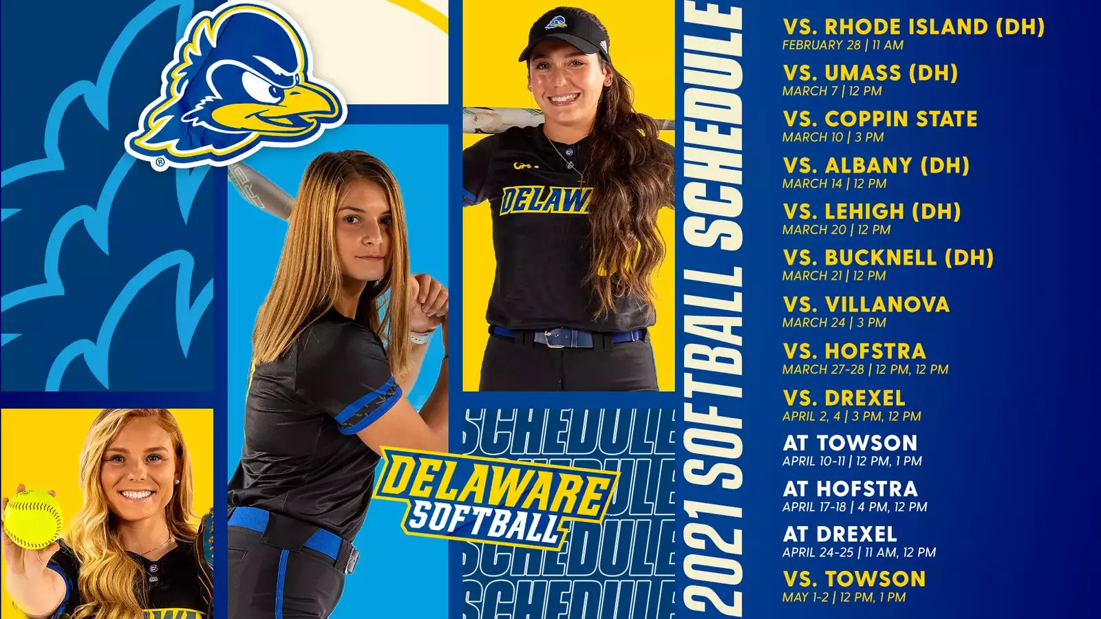 Blue Hen Softball Announces 2021 Spring Schedule University of