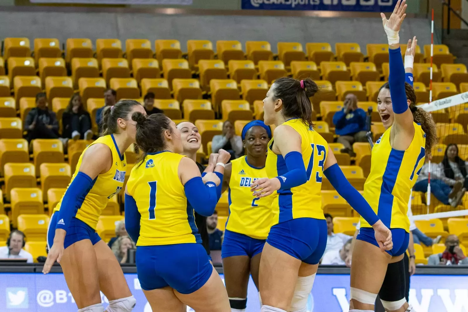 Volleyball Set For CAA Title Match Against 1 Towson University of