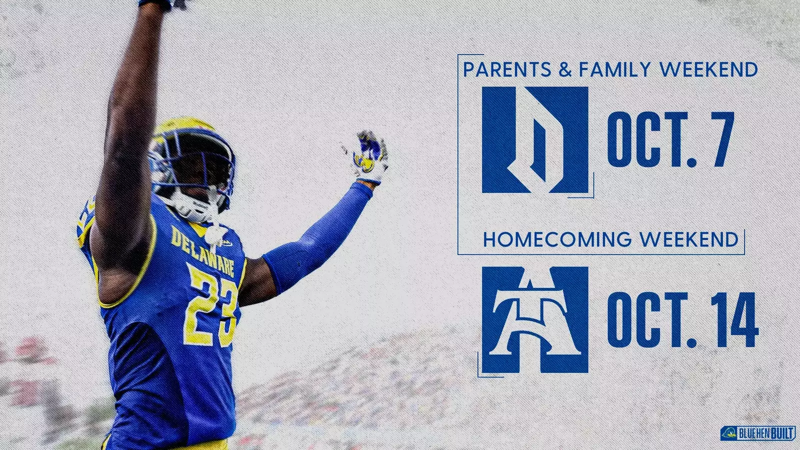 Delaware Announces Dates for Parents & Family Weekend and