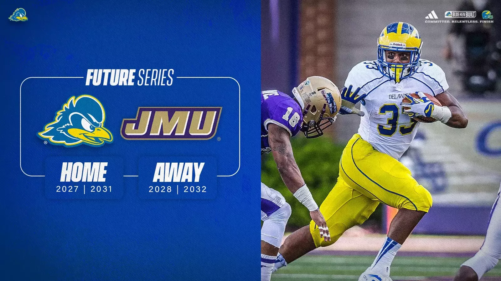 Delaware, JMU Announce FourGame Future Series in Football University