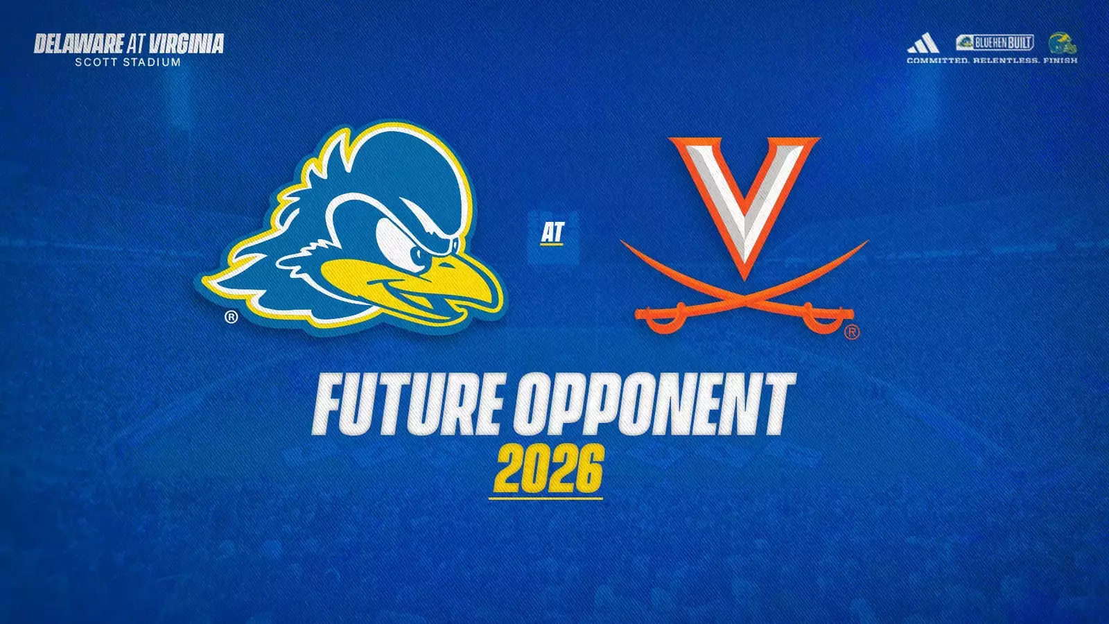 Delaware Football to Play at Virginia in 2026 University of Delaware