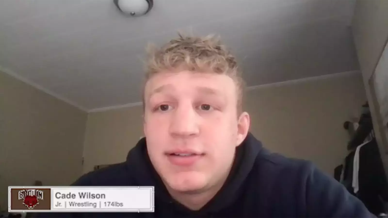 National StudentAthlete Day 2021 Cade Wilson, Wrestling Brown