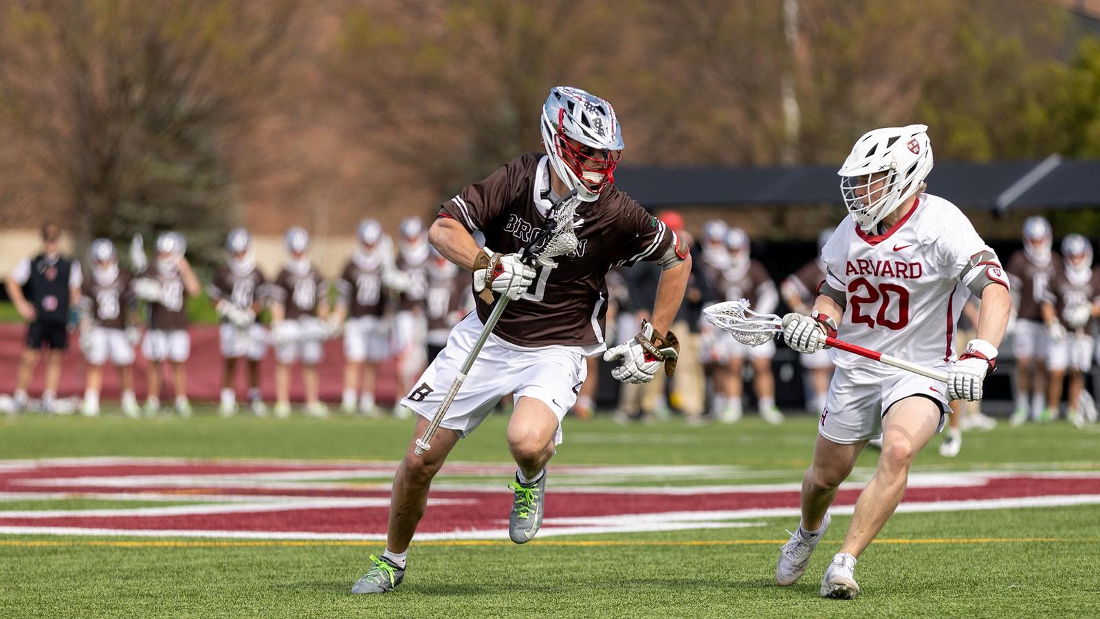 Comeback Effort Comes Up Short for Men’s Lacrosse in Season Finale at Harvard