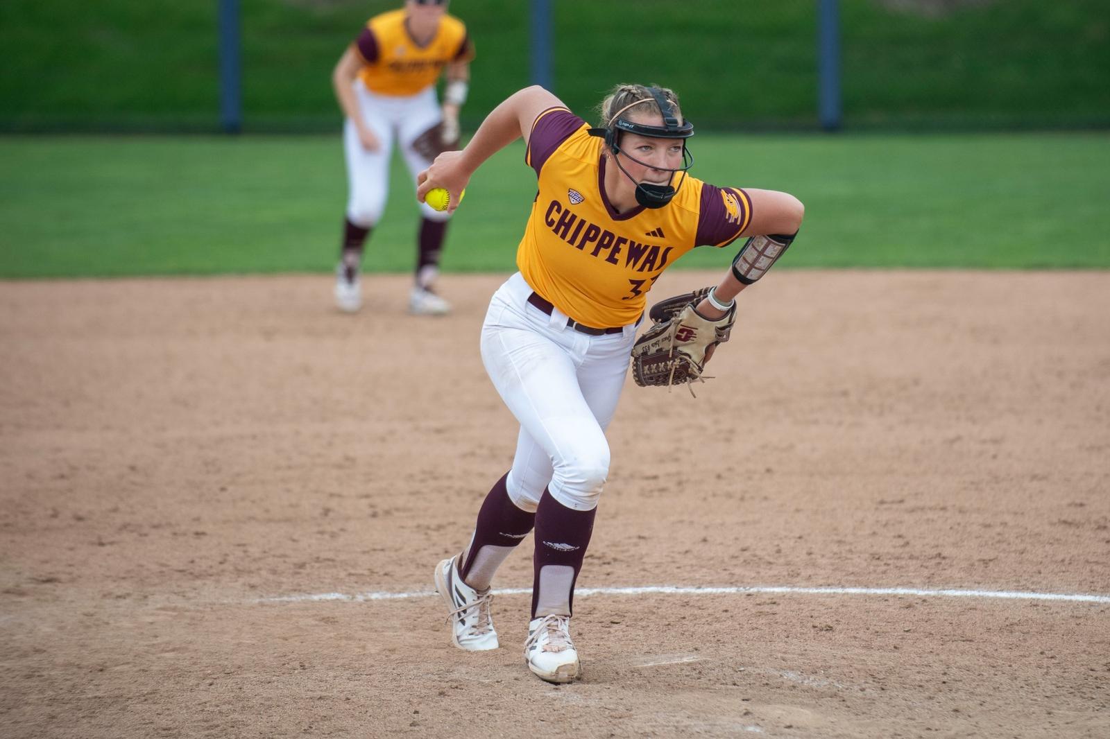 Lehto Strikes Out Nine, Coberley Homers and Softball Leaves Akron with a Win