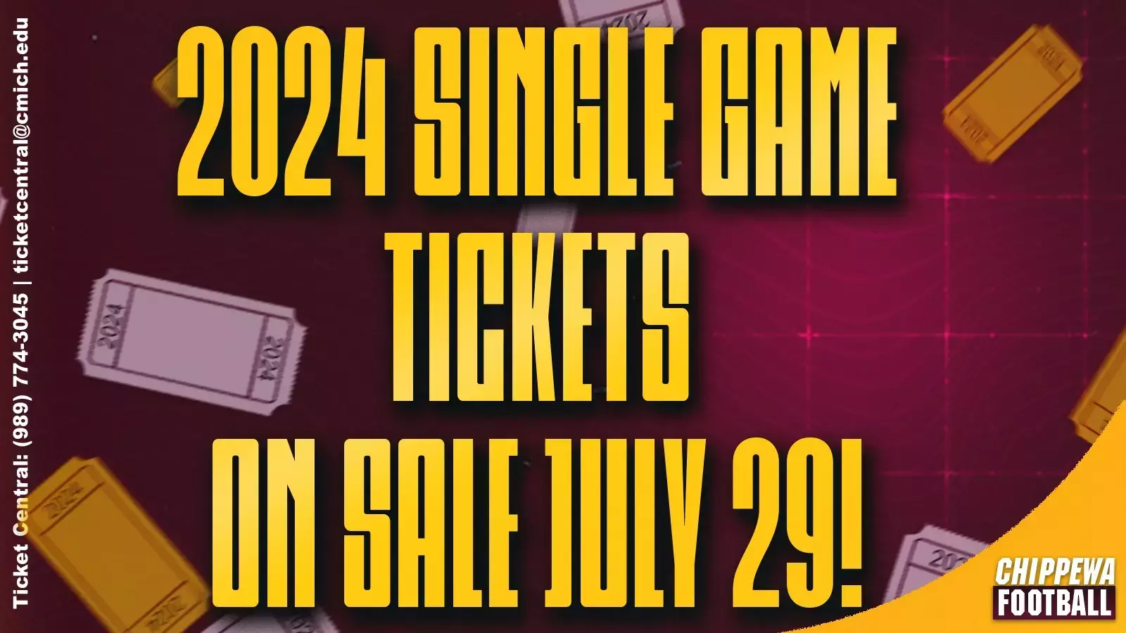 Central Michigan Football Single-Game Tickets go on Sale on Monday -  Central Michigan University Athletics