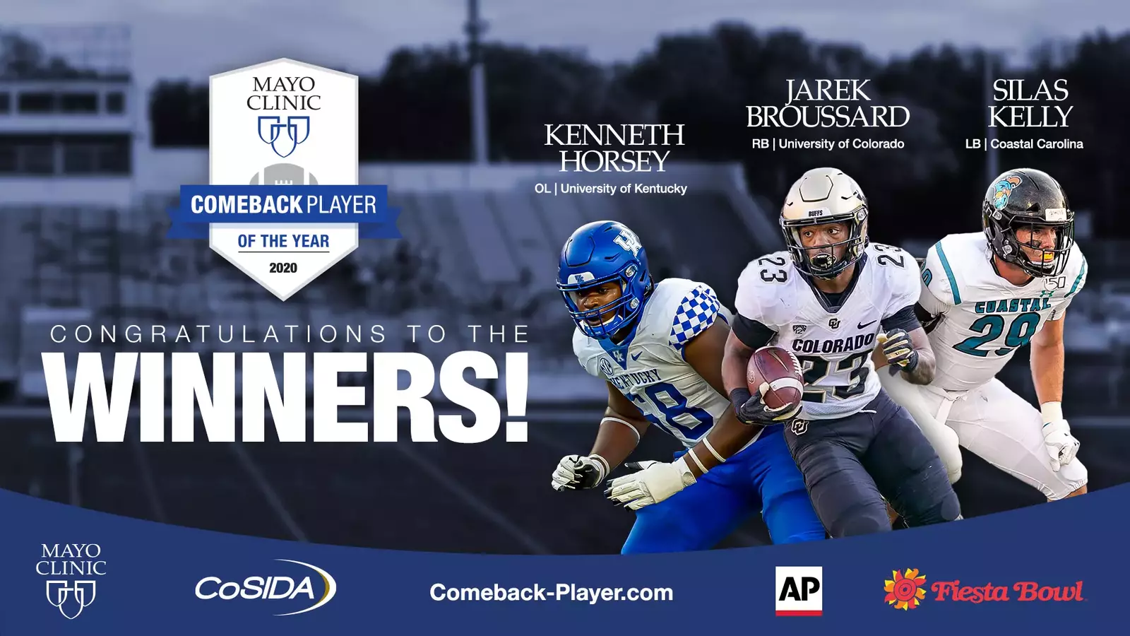 Broussard Earns Mayo Clinic Comeback Player Of The Year Honors - University of Colorado Athletics