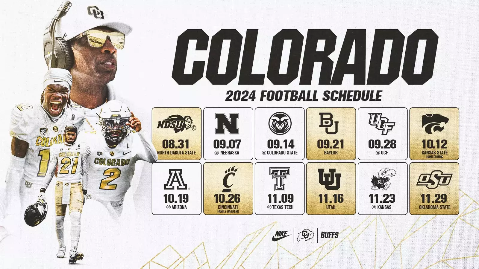 Colorado Buffaloes 2025 Football Schedule