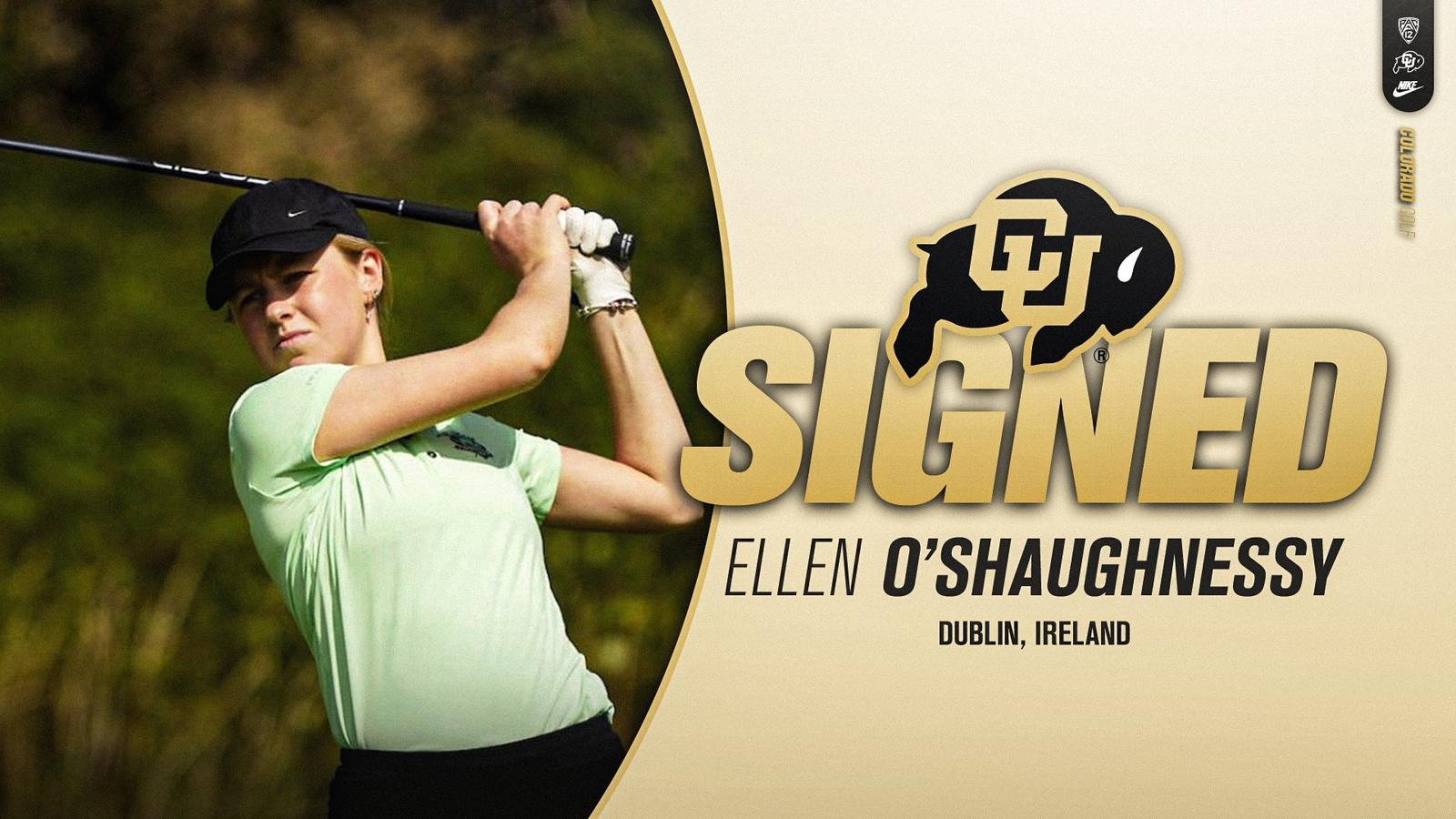 Ellen O’Shaughnessy: Ireland’s U18 Golfer of the Year Commits to University of Colorado Golf Team