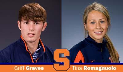Graves and Romagnuolo Named Scholar-Athletes
