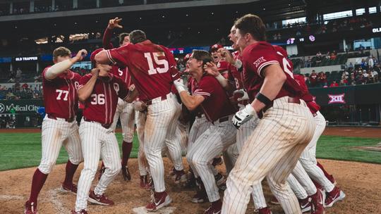 Nicklaus Hits Walk Off, Sooners Rally to Big 12 Title Game
