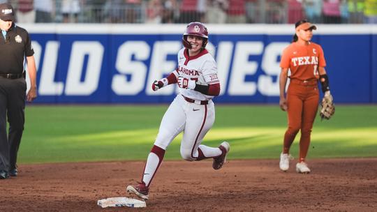 Sooners Power Past Texas in WCWS Championship Series Opener