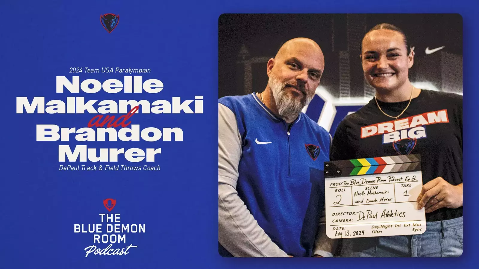 Blue Demon Room Podcast: Episode 2 - Noelle Malkamaki & Brandon