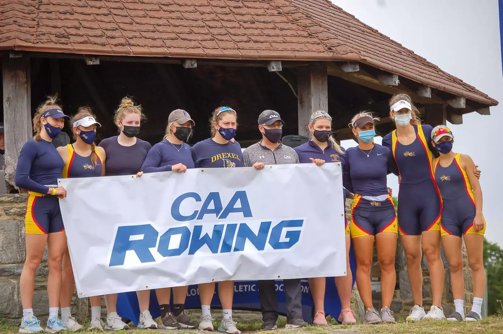 Women's Rowing Finishes Runnerup, Sees Three Named AllCAA Sunday at
