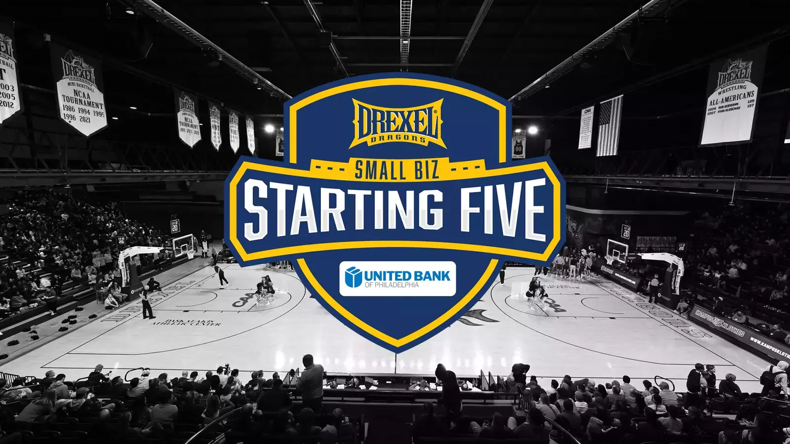 Drexel Athletics Partners with United Bank for Small Biz Starting Five