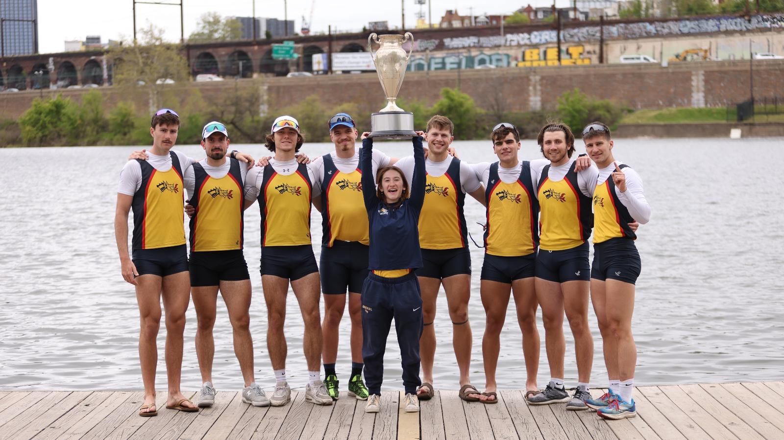 Men’s Rowing Takes Home Third Straight Bergen Cup on Senior Day