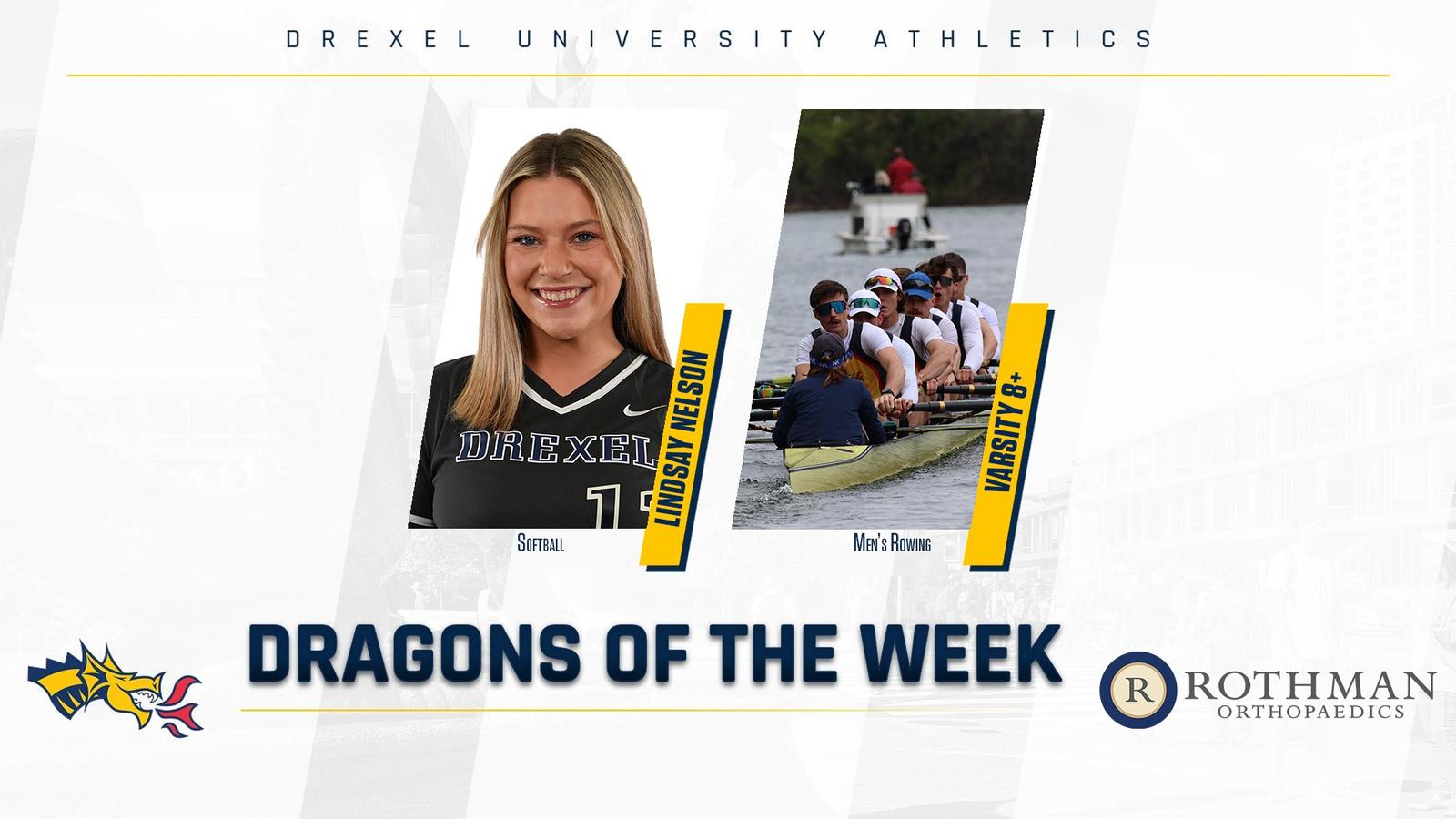 Dragons of the Week: Nelson and Varsity 8+