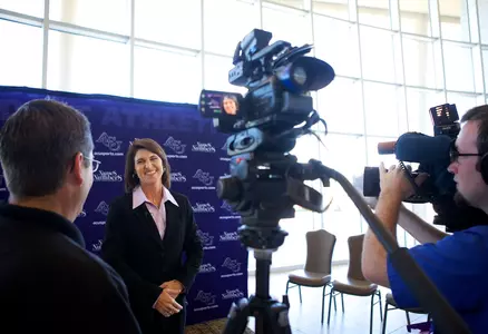 Goodenough officially introduced as ACU women's basketball coach Image