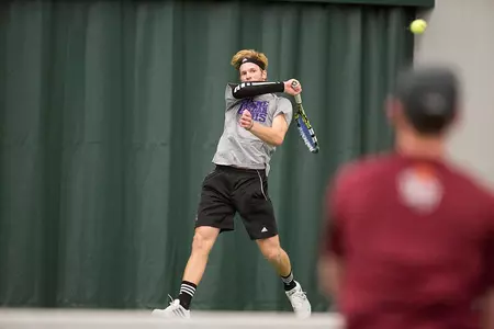 Men’s Tennis pushes win streak to five vs. Metro State and Air Force Image