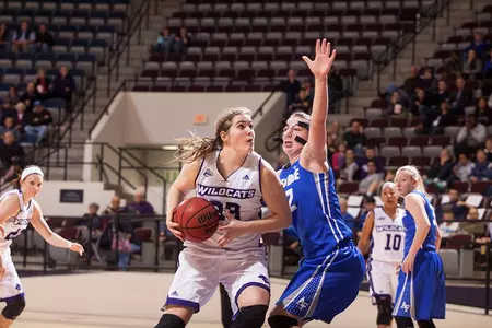 Shelstead and Lizzy Dimba post double-doubles in big win over Air Force Image