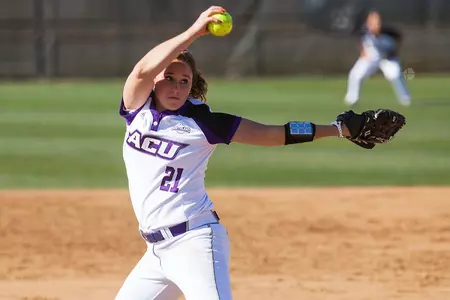 Dominant pitching gives softball a doubleheader sweep of Corpus Christi Image